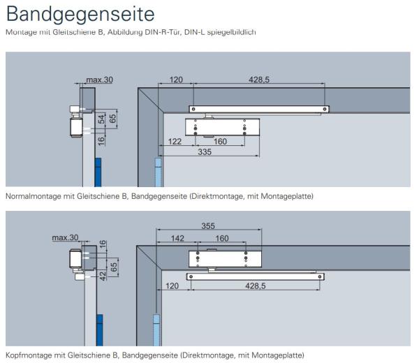 ECO Gleitschienenschließer TS 31 – EN 1-3